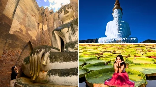 寝台列車で行く！新・タイ北部よくばり旅！絶景×映え×世界遺産サイクリング ×願いが叶うビッグロータス　2泊3日プラン（列車1泊＋ホテル1泊）